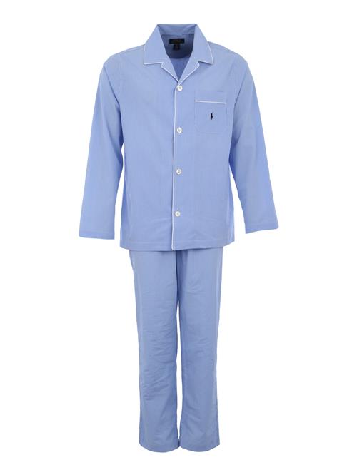Polo Ralph Lauren Pyjamas lang  lyseblå / hvid