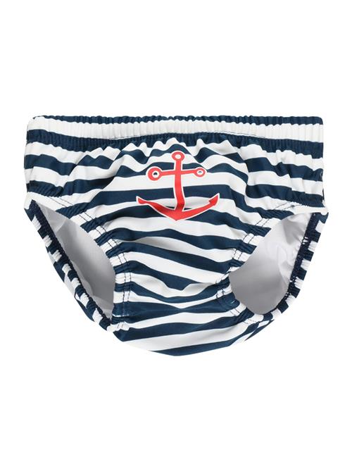 PLAYSHOES Badebukser  navy / lys rød / hvid