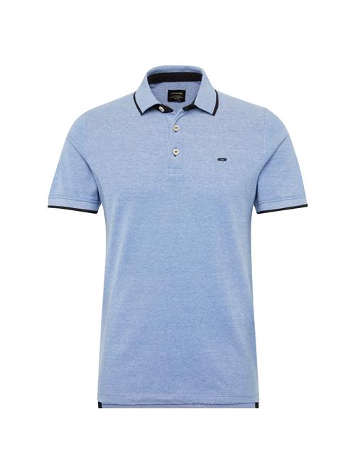 JACK & JONES Bluser & t-shirts 'JJPaulos'  himmelblå / sort