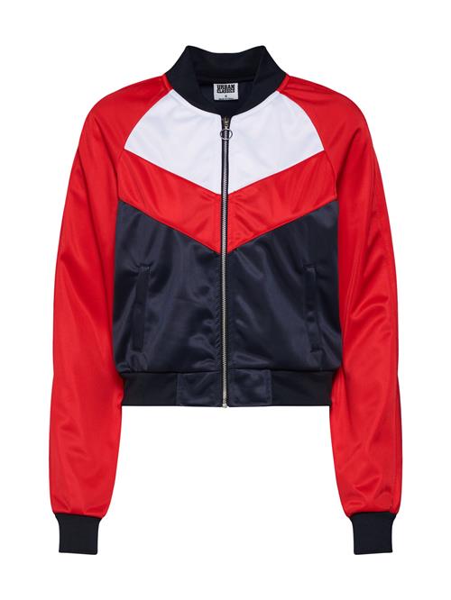 Se Urban Classics Overgangsjakke  navy / brandrød / hvid ved About You