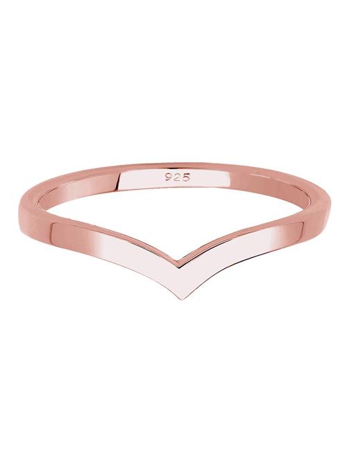 Se ELLI Ring 'Geo'  rosa guld hos About You
