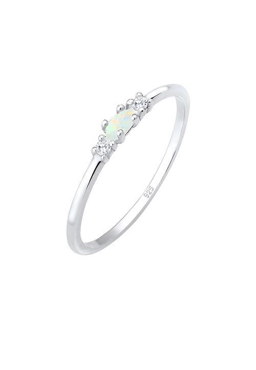 Se ELLI Ring  opal / sølv hos About You