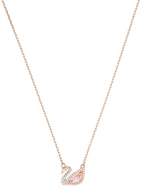 Swarovski Kæde 'Swan'  rosa guld / lyserød / hvid