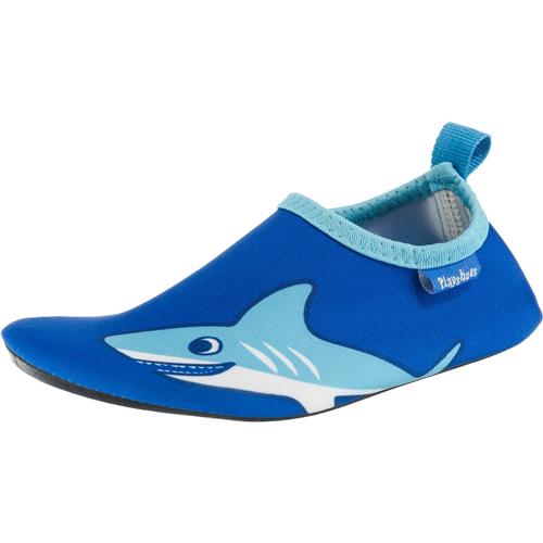 Se PLAYSHOES Strand-/badesko 'Hai'  blå hos About You