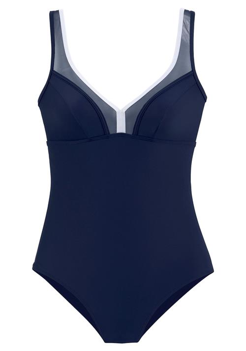 Se LASCANA Badedragt  navy / hvid hos About You