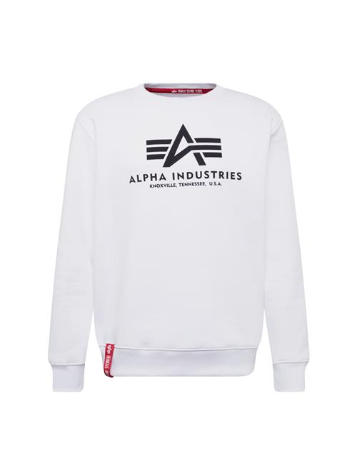 Se ALPHA INDUSTRIES Sweatshirt  rød / sort / hvid hos About You