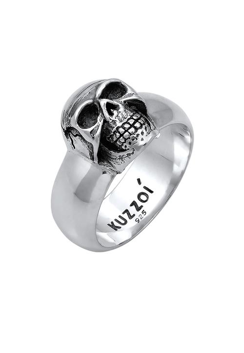 KUZZOI Ring 'Totenkopf'  sølv