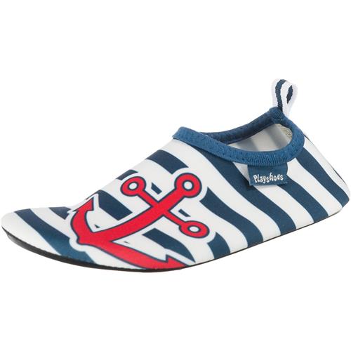 Se PLAYSHOES Strand-/badesko  blå / rød / hvid hos About You