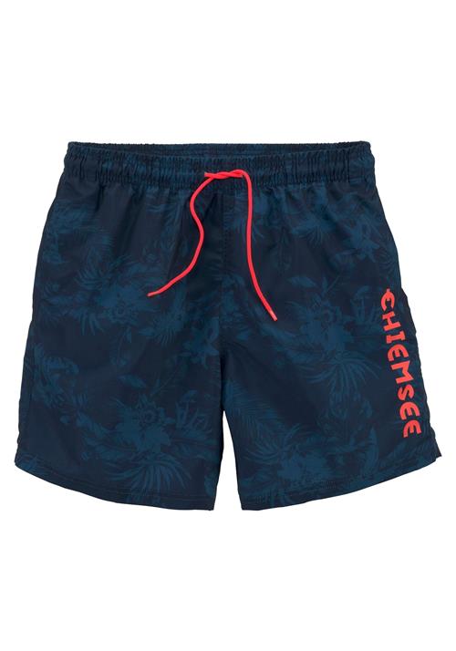 CHIEMSEE Badeshorts  blå / navy / orange
