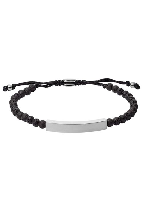 FOSSIL Armbånd  sort / sølv
