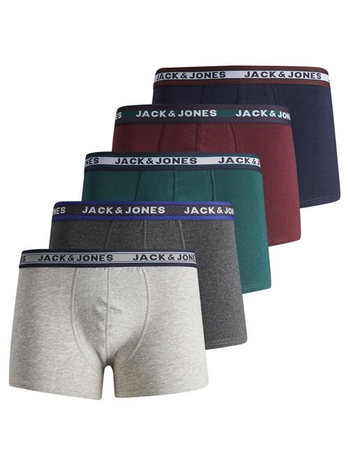 JACK & JONES Boksershorts 'JACOliver'  navy / grå / antracit / mørkegrøn / vinrød