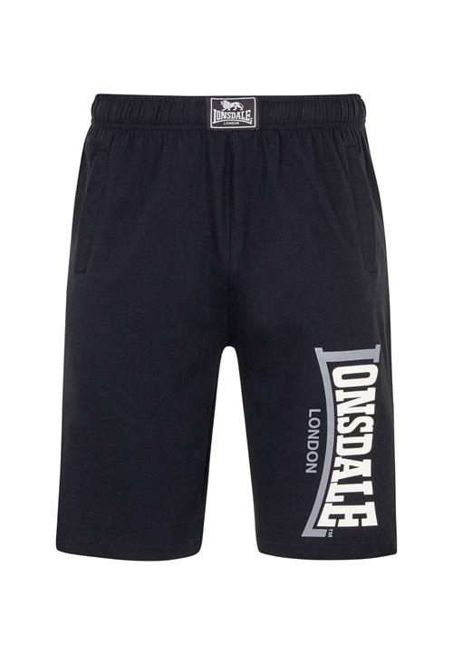 LONSDALE Bukser 'Jam'  sort / hvid