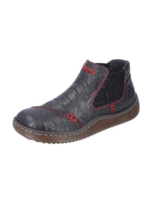 Rieker Chelsea Boots  brandrød / sort