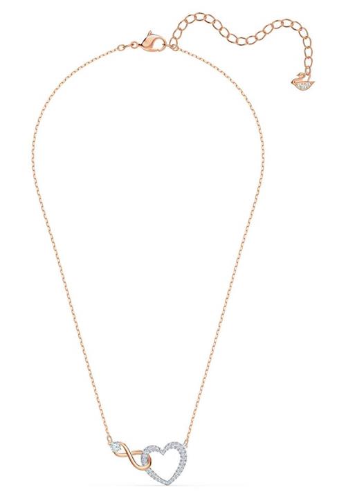 Swarovski Kæde 'Hyperbola'  rosa guld / sølv