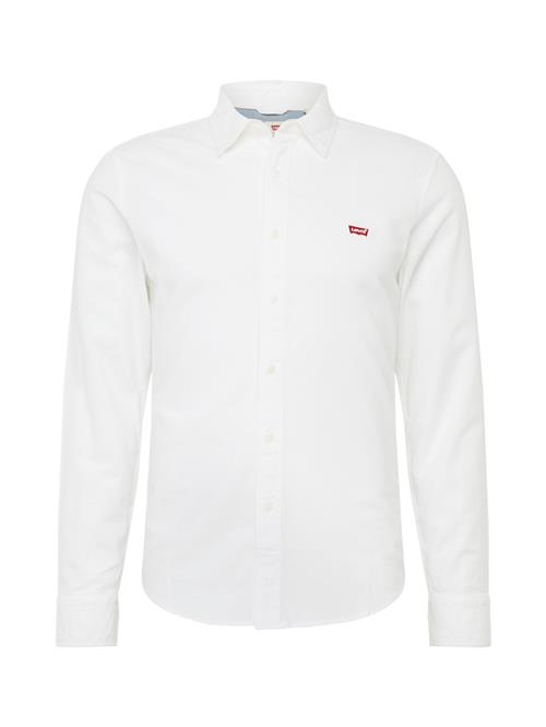 LEVI'S ® Skjorte 'Battery Housemark Slim Fit Shirt'  rød / hvid
