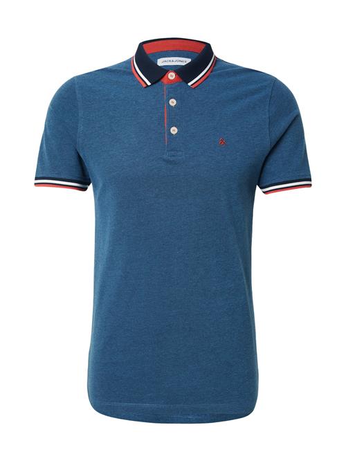 JACK & JONES Bluser & t-shirts 'JJEPaulos'  natblå / blå-meleret / knaldrød / hvid