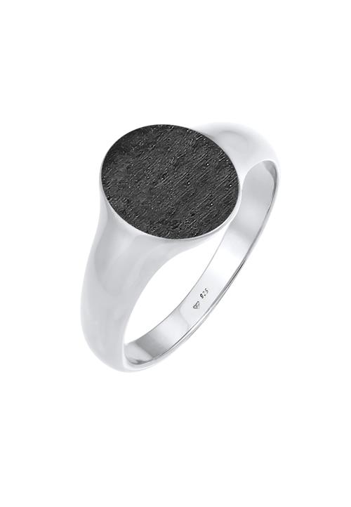 KUZZOI Ring  sort / sølv