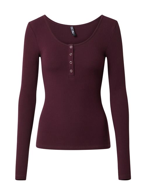 PIECES Shirts 'PCKitte'  vinrød