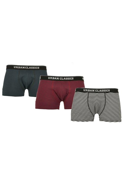 Urban Classics Boksershorts  beige / mørkegrøn / kirsebærsrød / sort