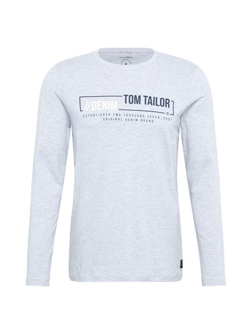 TOM TAILOR DENIM Bluser & t-shirts  marin / lysegrå / hvid