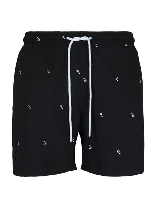 Urban Classics Badeshorts  sort / hvid