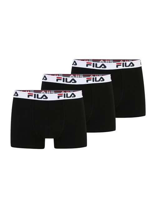 FILA Boksershorts  rød / sort / hvid