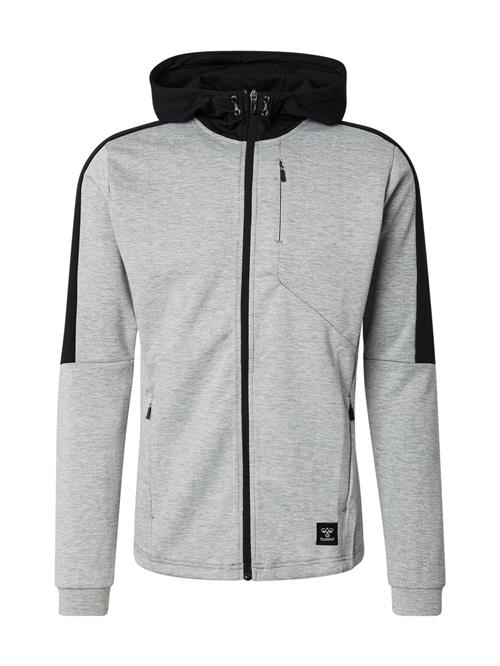 Hummel Sportssweatjakke 'TROPPER'  grå / sort