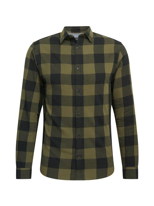 JACK & JONES Skjorte  oliven / sort