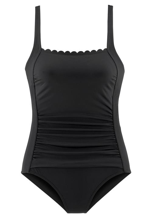 LASCANA Badedragt 'Camilla'  sort / hvid