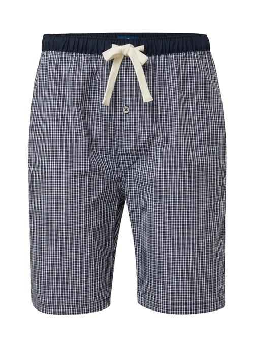 TOM TAILOR Pyjamasbukser  natblå / hvid