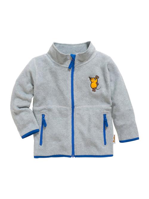 PLAYSHOES Fleecejakke 'DIE MAUS'  blå / gul / grå