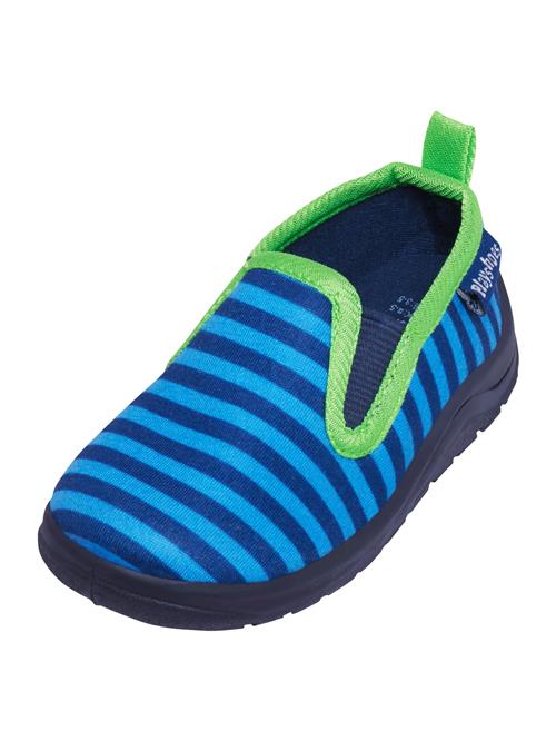 PLAYSHOES Hjemmesko 'Ringel'  marin / himmelblå / lime