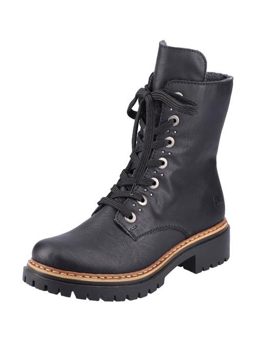 Se Rieker Snørestøvletter  sort ved About You