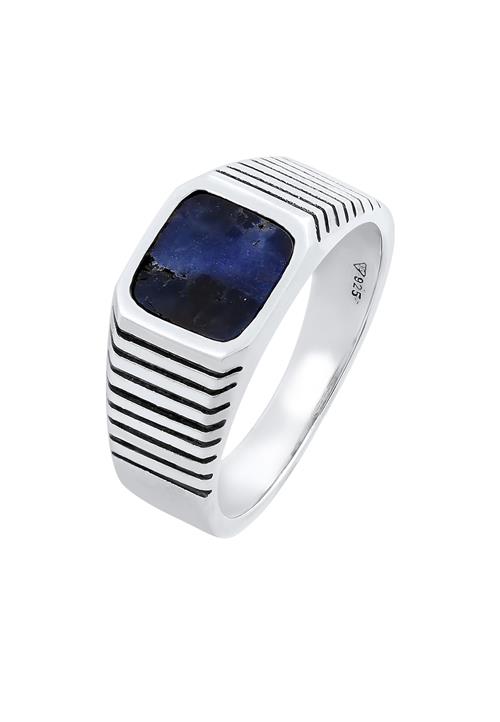 Se KUZZOI Ring  natblå / sølv ved About You