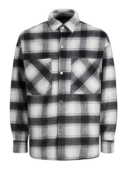 JACK & JONES Overgangsjakke 'Cane'  sort / naturhvid