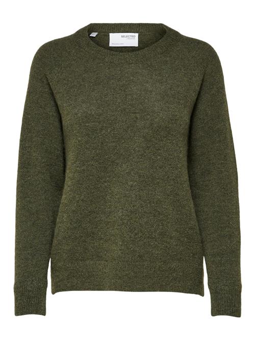 SELECTED Pullover 'FLULU'  mørkegrøn