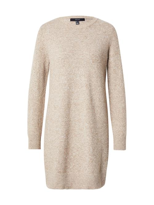 VERO MODA Strikkjole 'VMDoffy'  brun-meleret