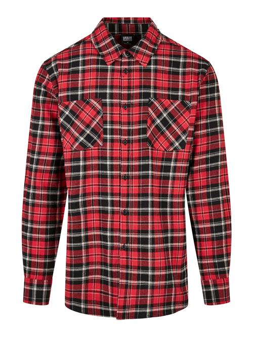 Urban Classics Skjorte 'Roots'  rød / sort / hvid