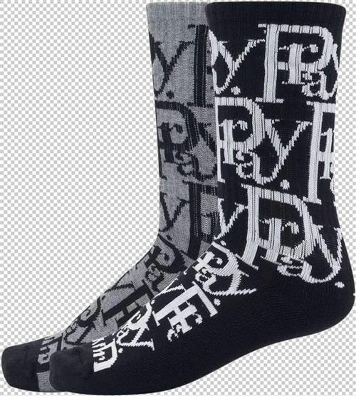 Cayler & Sons Sokker 'Prayor'  grå / sort / hvid