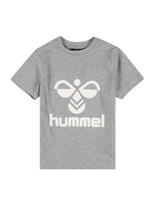 Hummel Funktionsskjorte 'Tres'  grå-meleret / hvid