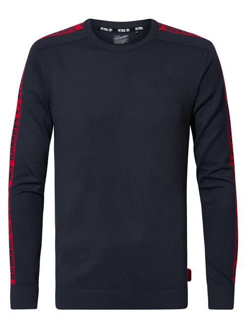 Petrol Industries Pullover 'No Barriers'  marin / rød