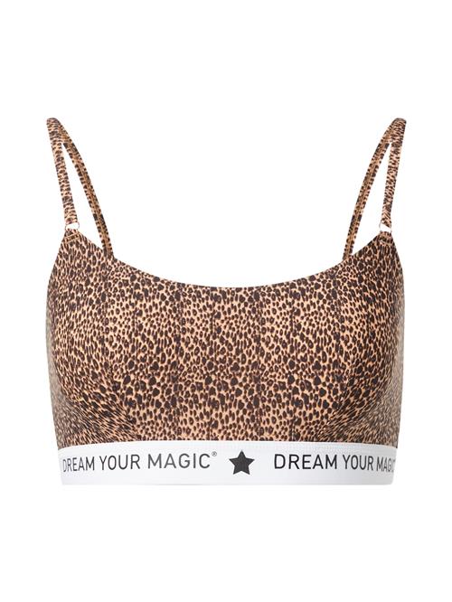MAGIC Bodyfashion BH 'Dream Your'  brun / lysebrun / sort / hvid