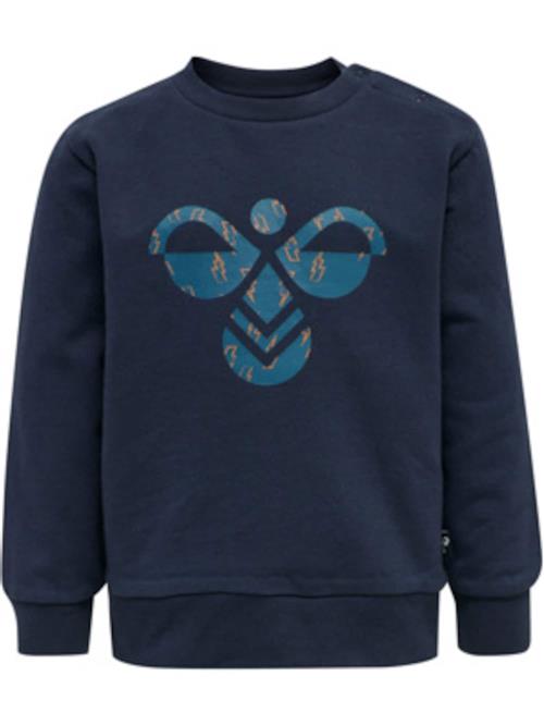 Hummel Sweatshirt 'CITRUS'  blå / mørkeblå / orange