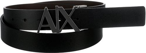 ARMANI EXCHANGE Bælte  brun / sort / sølv