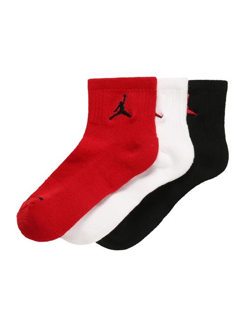 Jordan Sokker  rød / sort / hvid