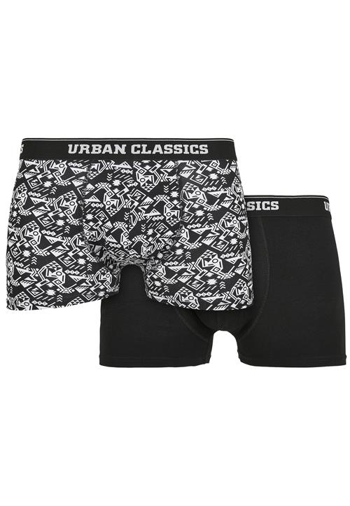 Urban Classics Boksershorts  sort / hvid