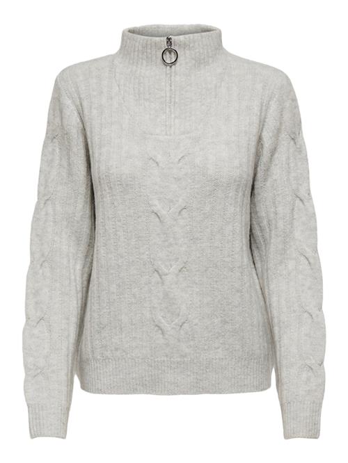 JDY Pullover 'Andrea'  grå-meleret