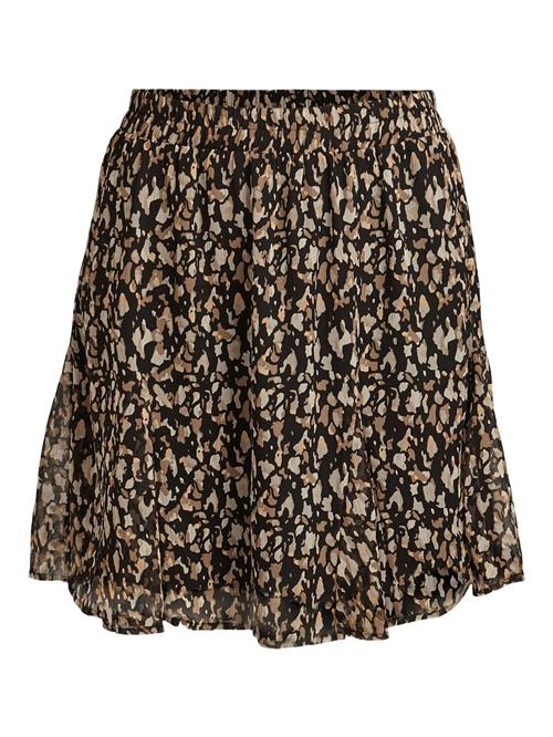 VILA Nederdel 'VIFalia'  beige / brun / sort