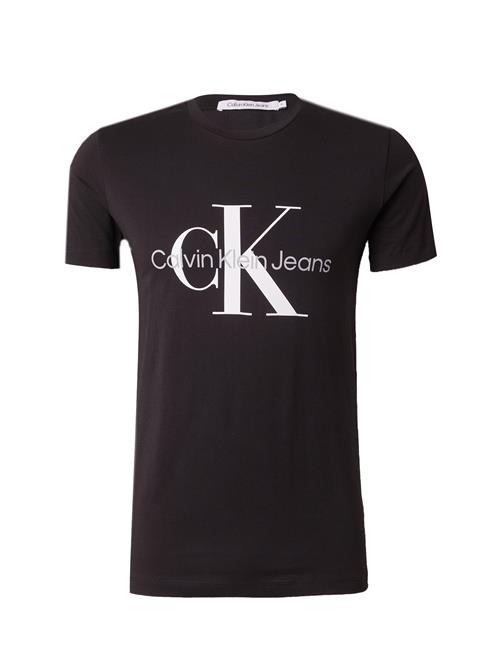 Calvin Klein Jeans Bluser & t-shirts  sort / sølv / hvid