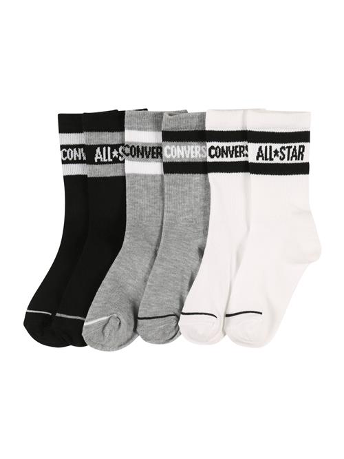 CONVERSE Sokker  grå / sort / hvid
